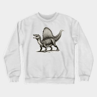 Black and White Dinosaur Crewneck Sweatshirt